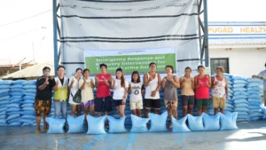 People affected from Typhoon Gaemi received relief goods